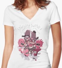 The Last Supper Women's Fitted V-Neck T-Shirt