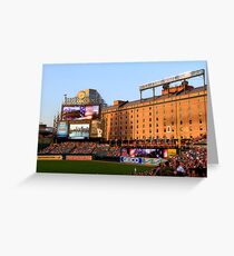 Inside Camden Yards Greeting Card
