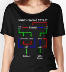 Swing Dance Flowchart Women's Relaxed Fit T-Shirt