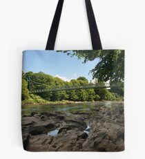 Sion Mills Footbridge Tote Bag
