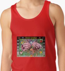 Riot of Colour Christmas Card with Cones Tank Top
