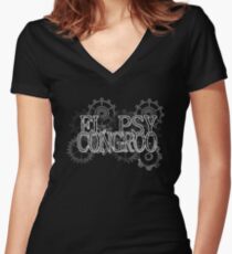 El Psy Congroo Women's Fitted V-Neck T-Shirt