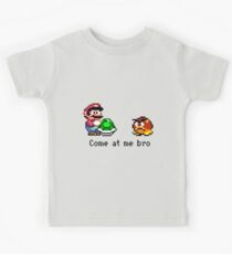 Come at me Bro (Mario) Kids Tee