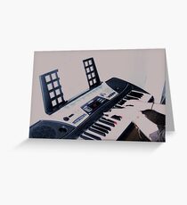 keyboard Greeting Card