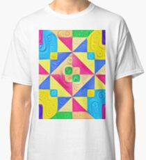 #DeepDream Color Squares Visual Areas 5x5K v1448168644 Classic T-Shirt