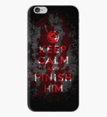 Keep Calm and Finish Him iPhone Case