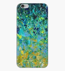 Vinilo o funda para iPhone BELLEZA BAJO LA SUPERFICIE - Impresionante Lago Océano Río Agua Naturaleza Verde Azul Verde Amarillo Aqua Resumen