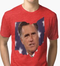 Ohio is for Romney, Tri-blend T-Shirt