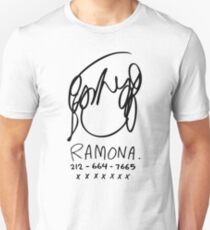 Ramona Flowers Slim Fit T-Shirt