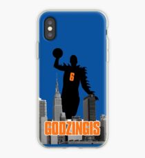 Vinilo o funda para iPhone Godzingis- Azul