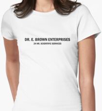 BTTF Doc Lab Women's Fitted T-Shirt