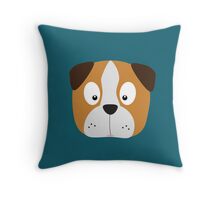 dog face throw pillows