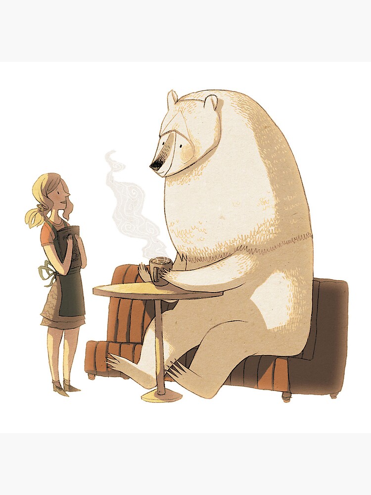 Polar Bear Coffee Break by znuese