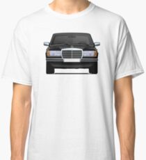 Mercedes-Benz W123 black illustration Classic T-Shirt