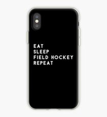 Eat Sleep Field Hockey Repeat iPhone Case