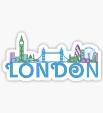 London Skyline Sticker