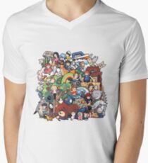 StudioGhibli Men's V-Neck T-Shirt