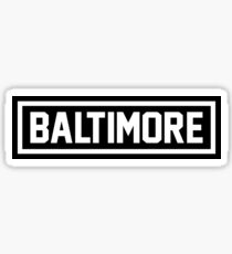 Baltimore Sticker