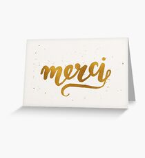 Merci Grußkarte