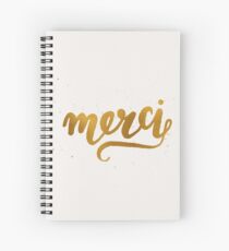 Merci Spiral Notebook