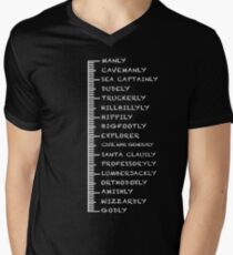 Beard Growth Scale Men's V-Neck T-Shirt