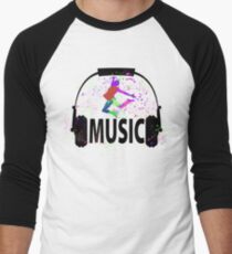 MUSIC Men's Baseball ¾ T-Shirt