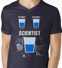 Optimist... pessimist... SCIENTIST! Men's V-Neck T-Shirt