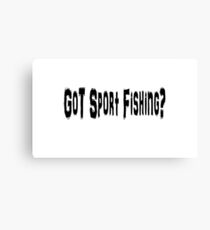Sport Fishing Canvas Print