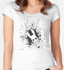 Splicer Mask (Bioshock Splatter Series) Women's Fitted Scoop T-Shirt