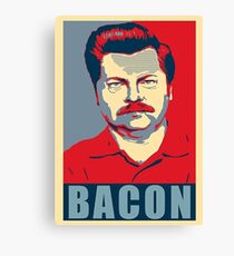 Ron hope swanson Canvas Print