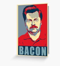 Ron hope swanson Greeting Card