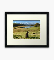 Tarn At Wise Een Framed Print