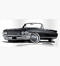 Cadillac Eldorado Biarritz (1962) Black Poster