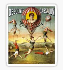 Vintage Circus Poster Sticker