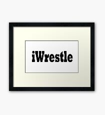 Wrestle Framed Print