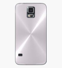 Silver Stainless Shiny Steel Metal Case/Skin for Samsung Galaxy
