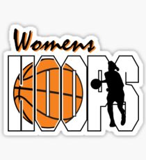 Basketball Women's Hoops Women's Sticker
