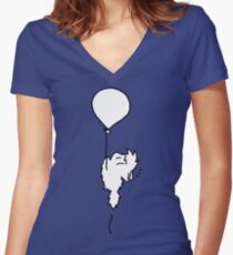 Fly With Me! Women's Fitted V-Neck T-Shirt