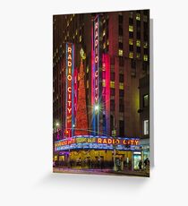 Radio City Music Hall, Study 1 Greeting Card