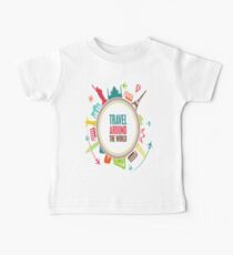 um die Welt reisen Baby T-Shirt