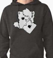 Kitty Loves iDevices! (shirt) Pullover Hoodie