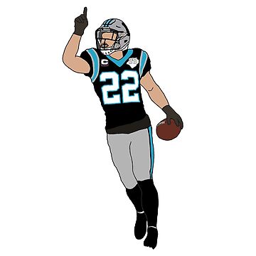 Carolina Panthers Christian McCaffrey' Magnet for Sale by phinsup