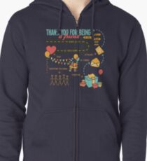 Pals and Confidants Zipped Hoodie