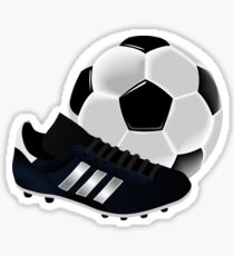 Soccer Cleat and Soccer Ball Sticker