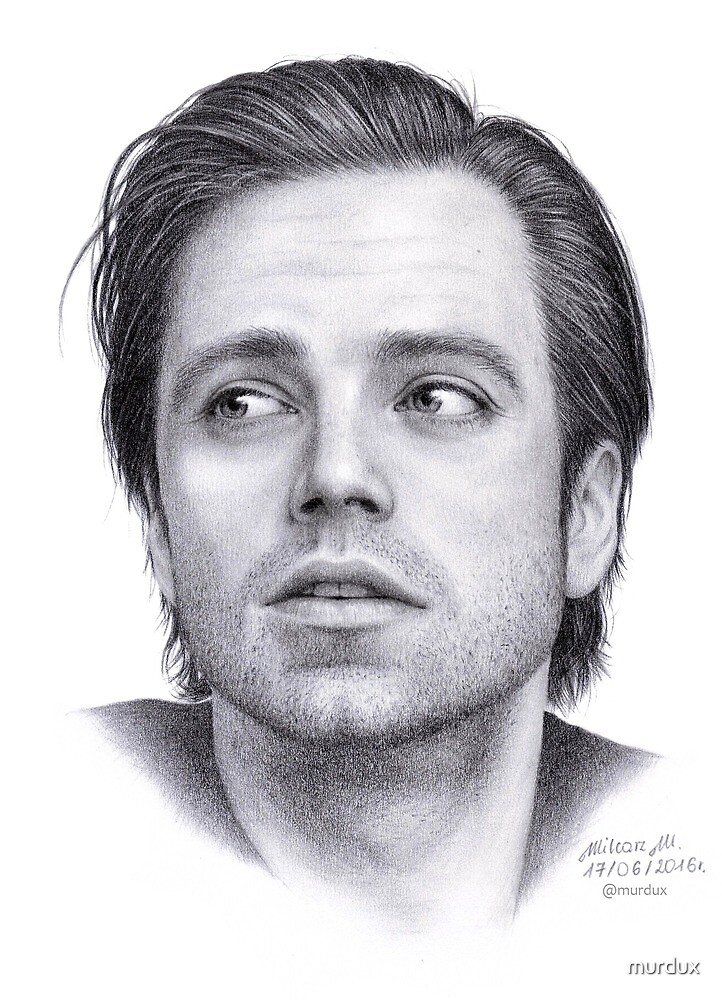 Sebastian Stan portrait by murdux.