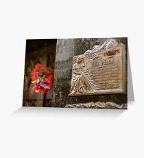 Evita Greeting Card