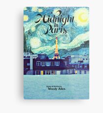 Midnight In Paris Poster Metal Print