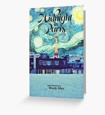 Midnight In Paris Poster Greeting Card