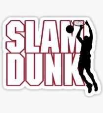 Basketball Slam Dunk Sticker