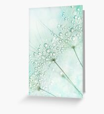 Baby Blue Sparkles Greeting Card
